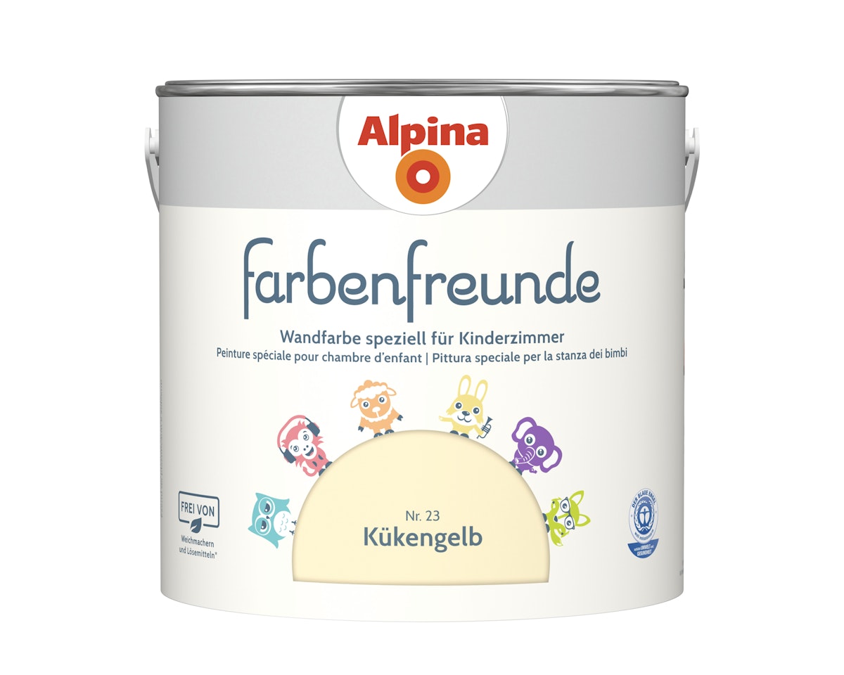 Alpina Farbenfreunde Nr. 23 Kükengelb 2,5 Liter matt Alpina Farbenfreunde Nr. 23 Kükengelb 2,5 Liter matt von Alpina