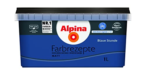 Alpina Farbrezepte Blaue Stunde matt 1 Liter von Alpina
