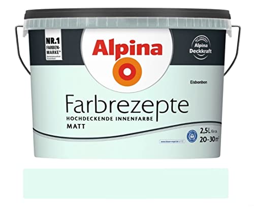 Alpina Farbrezepte Eisbonbon matt 2,5 Liter von Alpina