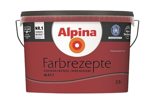 Alpina Farbrezepte Flammendes Herz matt 2,5 Liter von Alpina