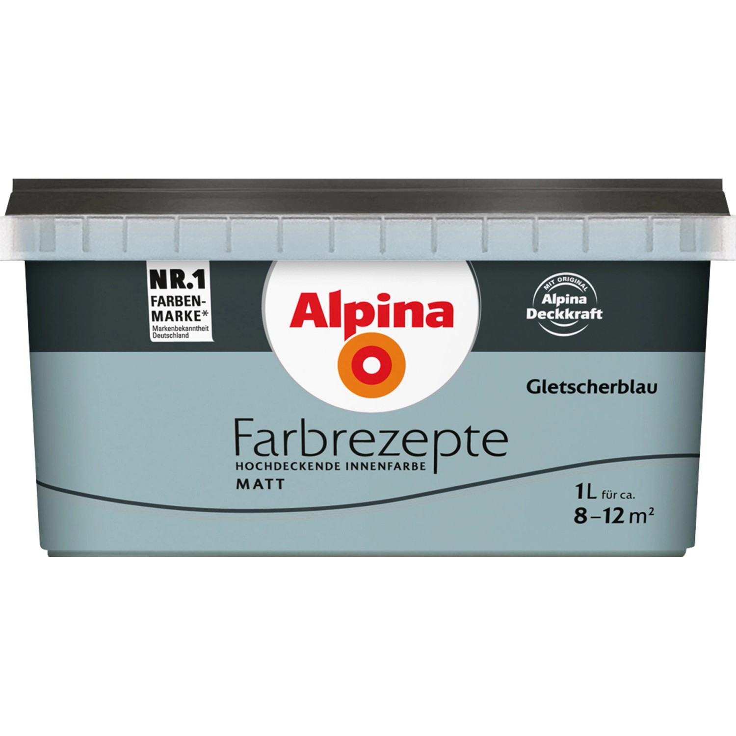 Alpina Farbrezepte Gletscherblau matt 1 Liter von Alpina