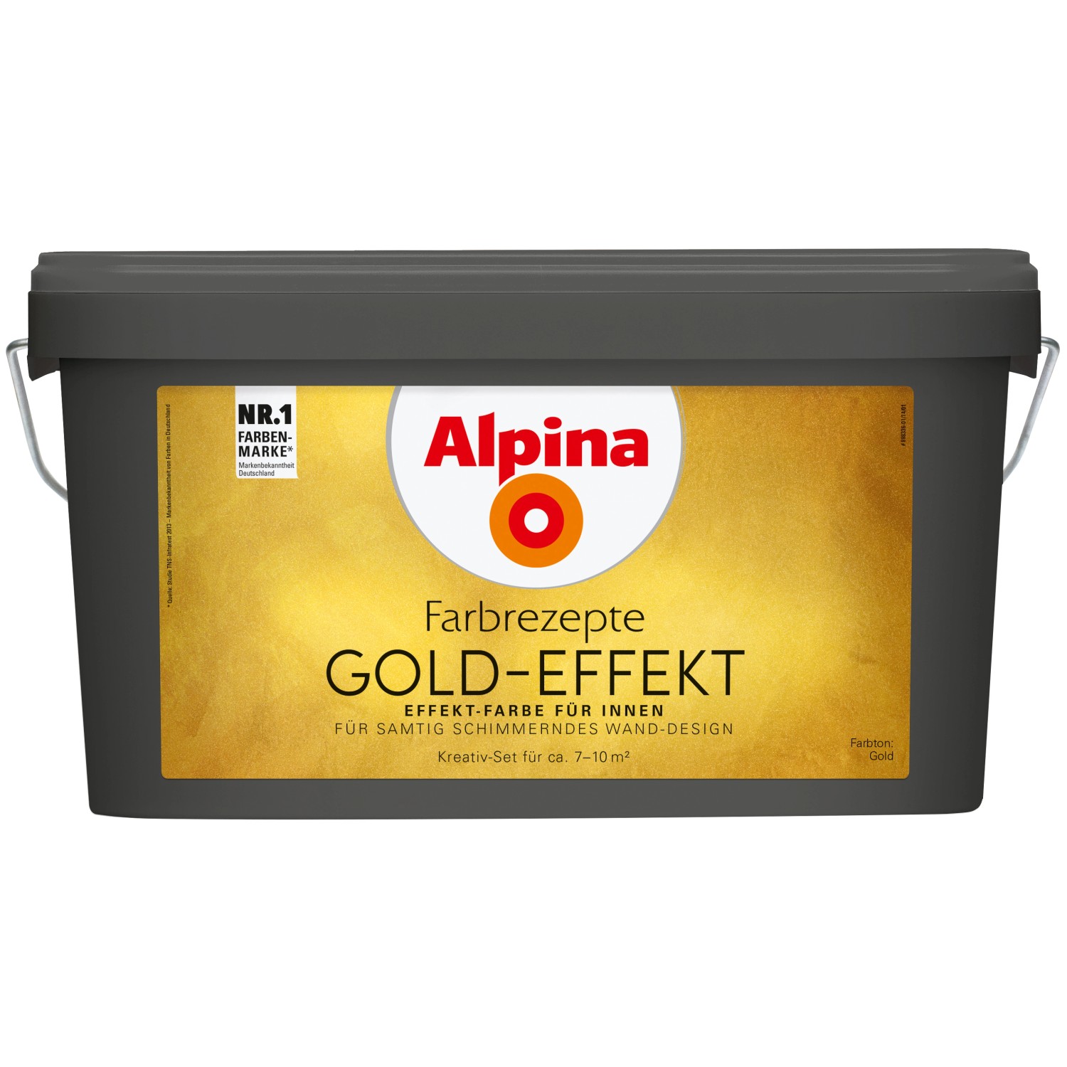 Alpina Farbrezepte Gold-Effekt Gold Komplett-Set von Alpina