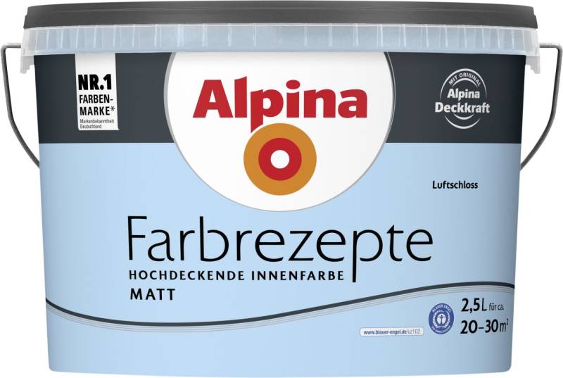 Alpina Farbrezepte Luftschloss matt 2,5 L von Alpina