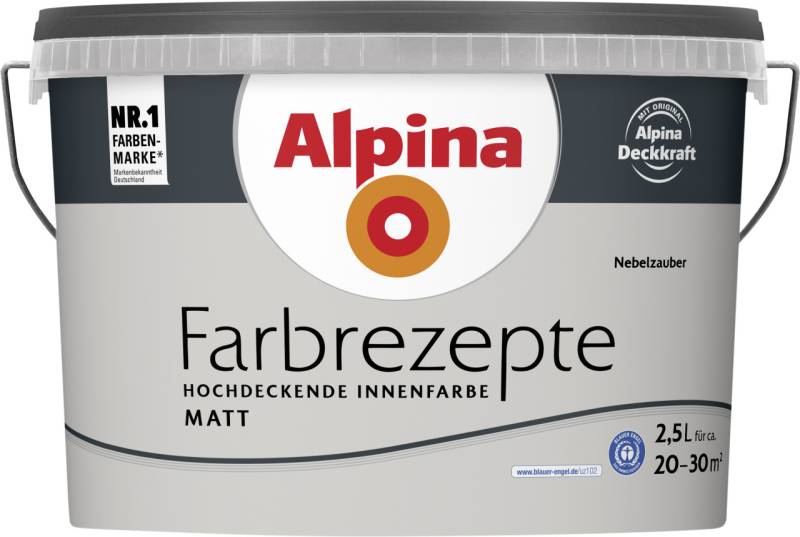 Alpina Farbrezepte Nebelzauber matt 2,5 L von Alpina