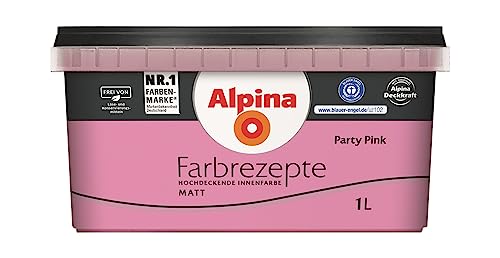 Alpina Farbrezepte Party Pink matt 1 Liter von Alpina