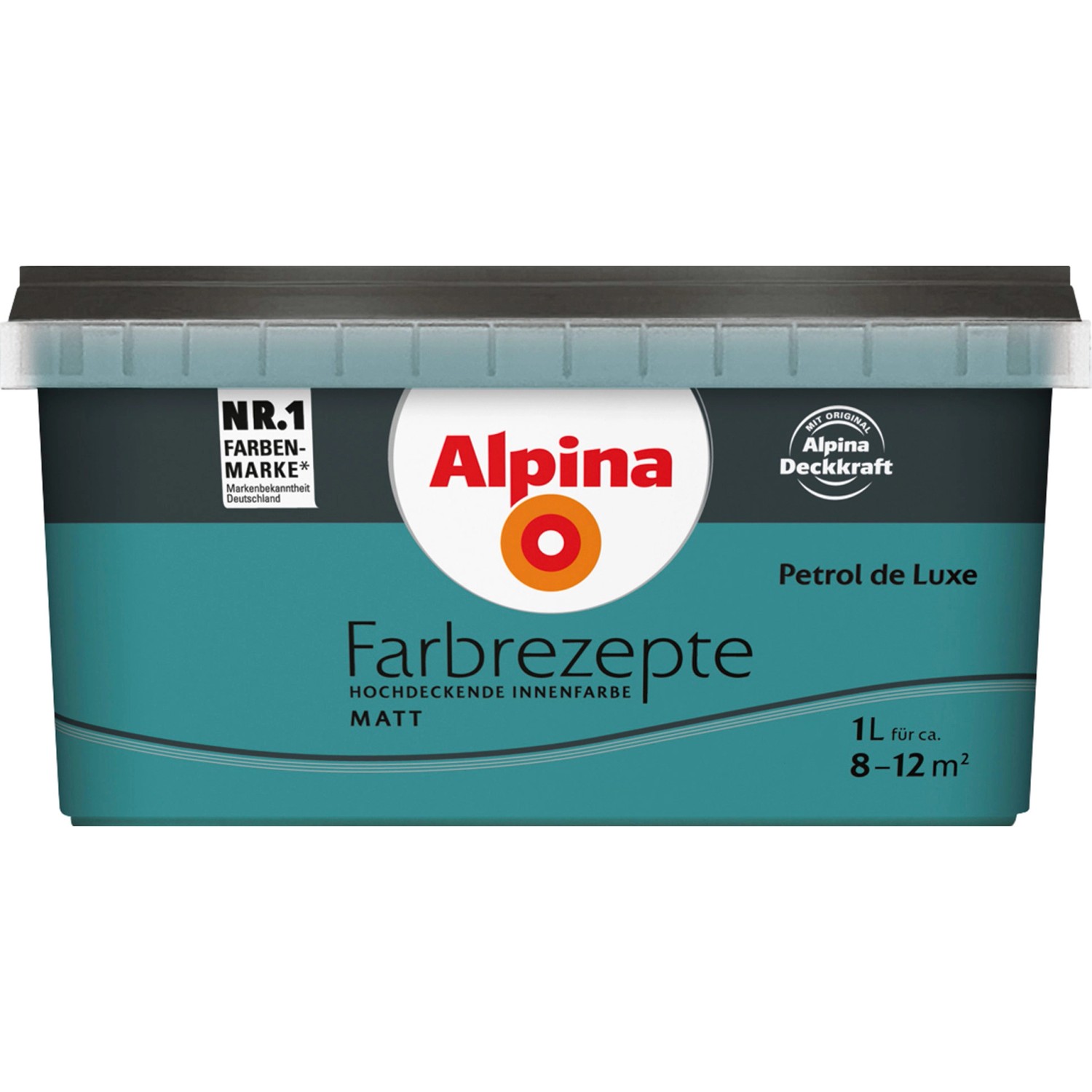 Alpina Farbrezepte Petrol de Luxe matt 1 Liter von Alpina