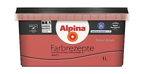 Alpina Farbrezepte Roter Ahorn matt 1 Liter von Alpina