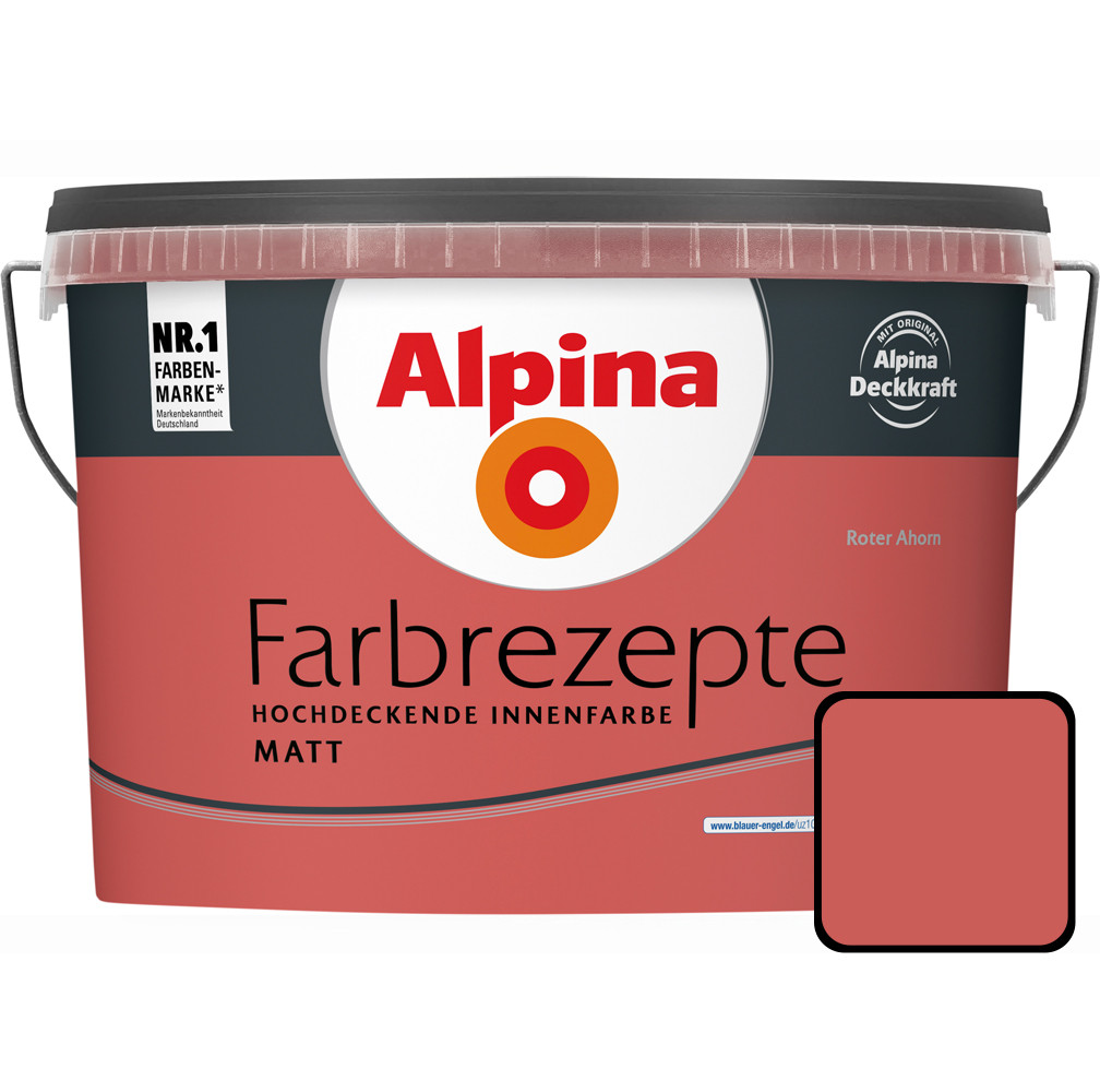 Alpina Farbrezepte Roter Ahorn matt 2,5 L von Alpina