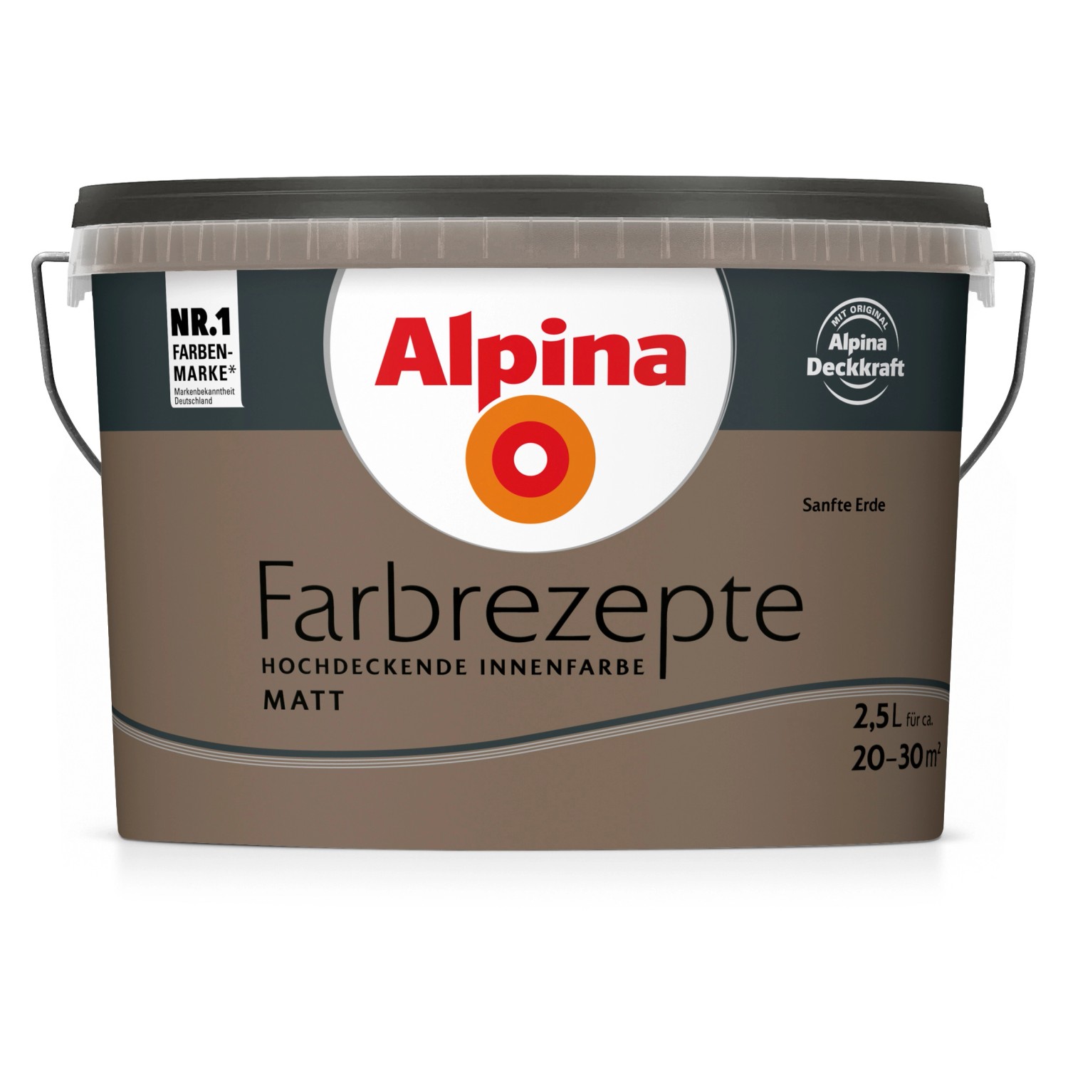 Alpina Farbrezepte Sanfte Erde matt 2,5 Liter von Alpina