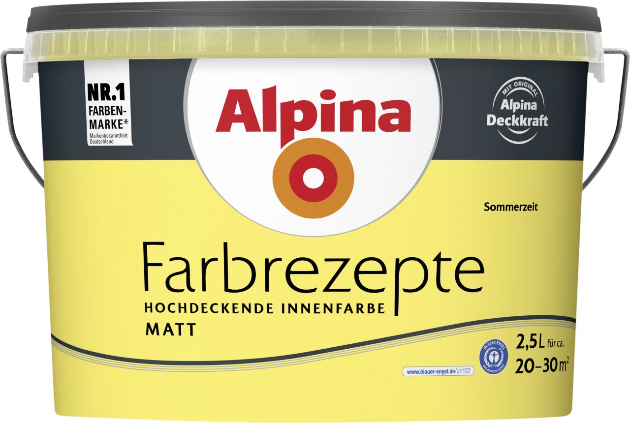 Alpina Farbrezepte Sommerzeit matt 2,5 L von Alpina