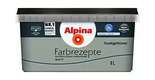 Alpina Farbrezepte Stadtgeflüster matt 1 Liter von Alpina