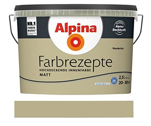 Alpina Farbrezepte Wanderlust matt 2,5 Liter von Alpina