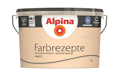 Alpina Farbrezepte Weicher Sand matt 5 Liter von Alpina