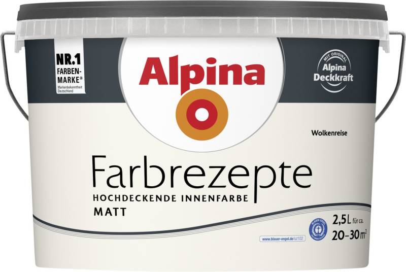 Alpina Farbrezepte Wolkenreise matt 2,5 L von Alpina
