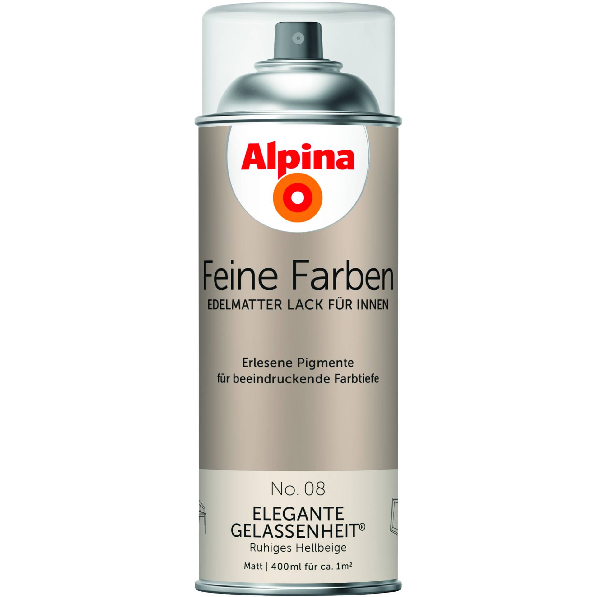 Alpina Feine Farben 'Elegante Gelassenheit' hellbeige matt 400 ml von Alpina