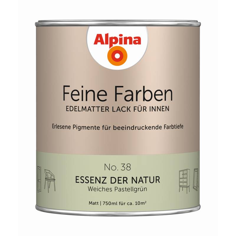 Alpina Feine Farben 'Essenz der Natur' pastellgrün matt 750 ml von Alpina