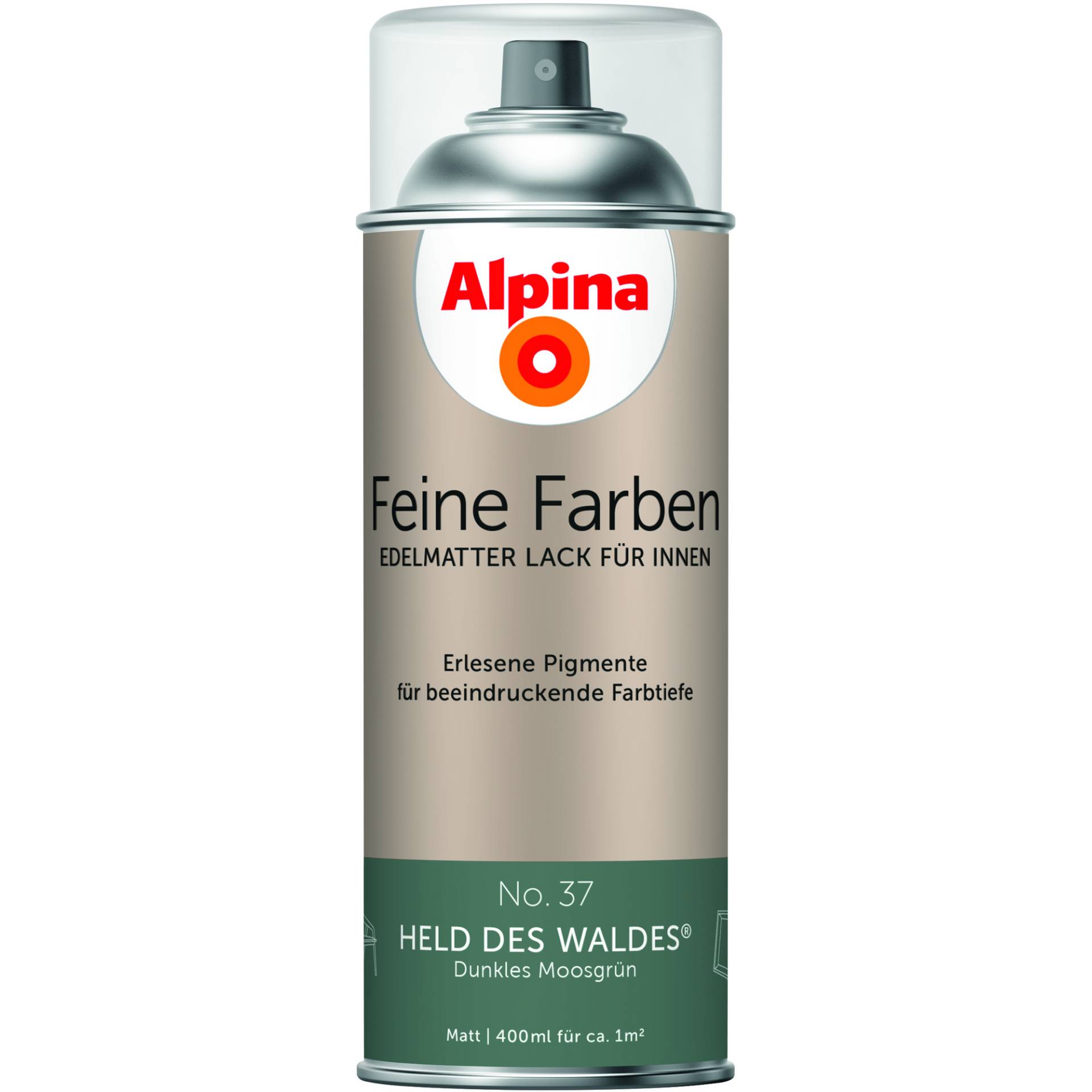 Alpina Feine Farben 'Held des Waldes' moosgrün matt 400 ml von Alpina