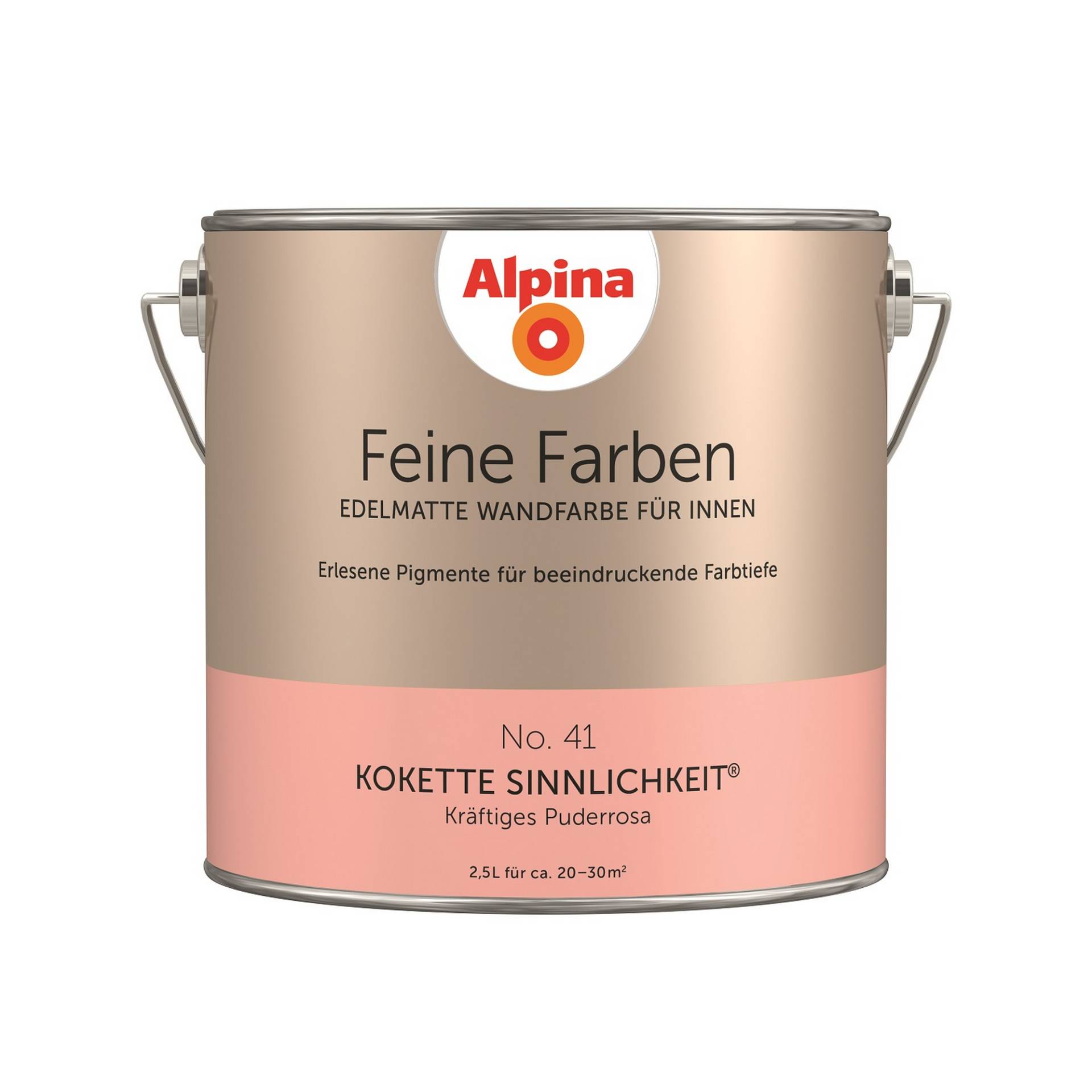 Alpina Feine Farben 'Kokette Sinnlichkeit' rosa seidenmatt 2,5 l Alpina Feine Farben 'Kokette Sinnlichkeit' rosa seidenmatt 2,5 l von Alpina