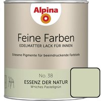 Alpina Feine Farben Lack No. 38 Essenz der Natur pastellgrün edelmatt 750 ml Buntlacke von Alpina