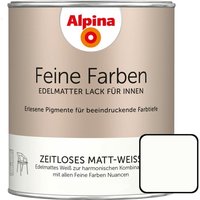Alpina Feine Farben Lack Zeitloses Matt-Weiß 750ml edelmatt Buntlacke Alpina Feine Farben Lack Zeitloses Matt-Weiß 750ml edelmatt Buntlacke von Alpina