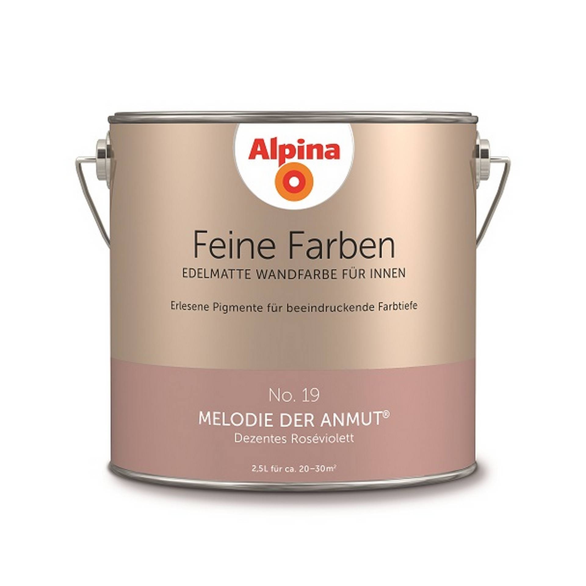 Alpina Feine Farben 'Melodie der Anmut' altrosa matt 2,5 l von Alpina