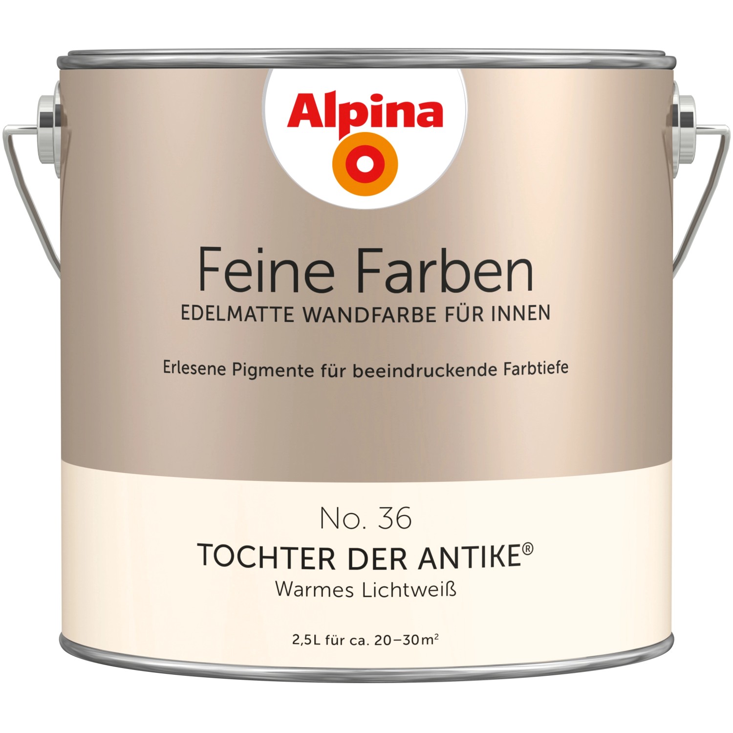 Alpina Feine Farben No. 36 Tochter der Antike® Weiß edelmatt 2,5 l von Alpina