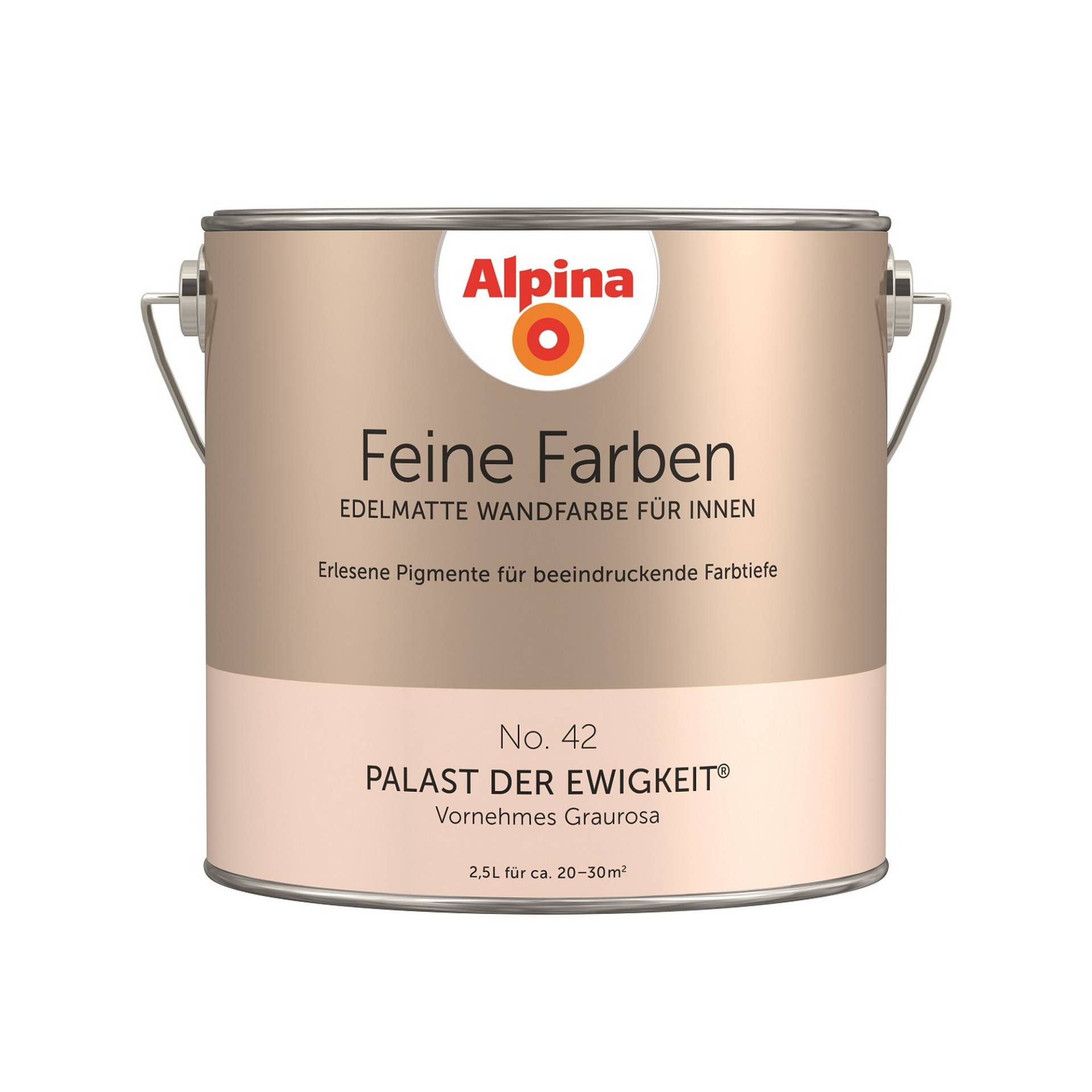 Alpina Feine Farben 'Palast der Ewigkeit' cremebeige seidenmatt 2,5 l Alpina Feine Farben 'Palast der Ewigkeit' cremebeige seidenmatt 2,5 l von Alpina