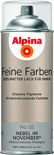 Alpina Feine Farben Sprühlack No. 02 Nebel im November® edelmatt 400ml von Alpina