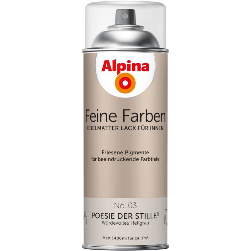 Alpina Feine Farben Sprühlack No. 03  Poesie der Stille® edelmatt 400 ml von Alpina