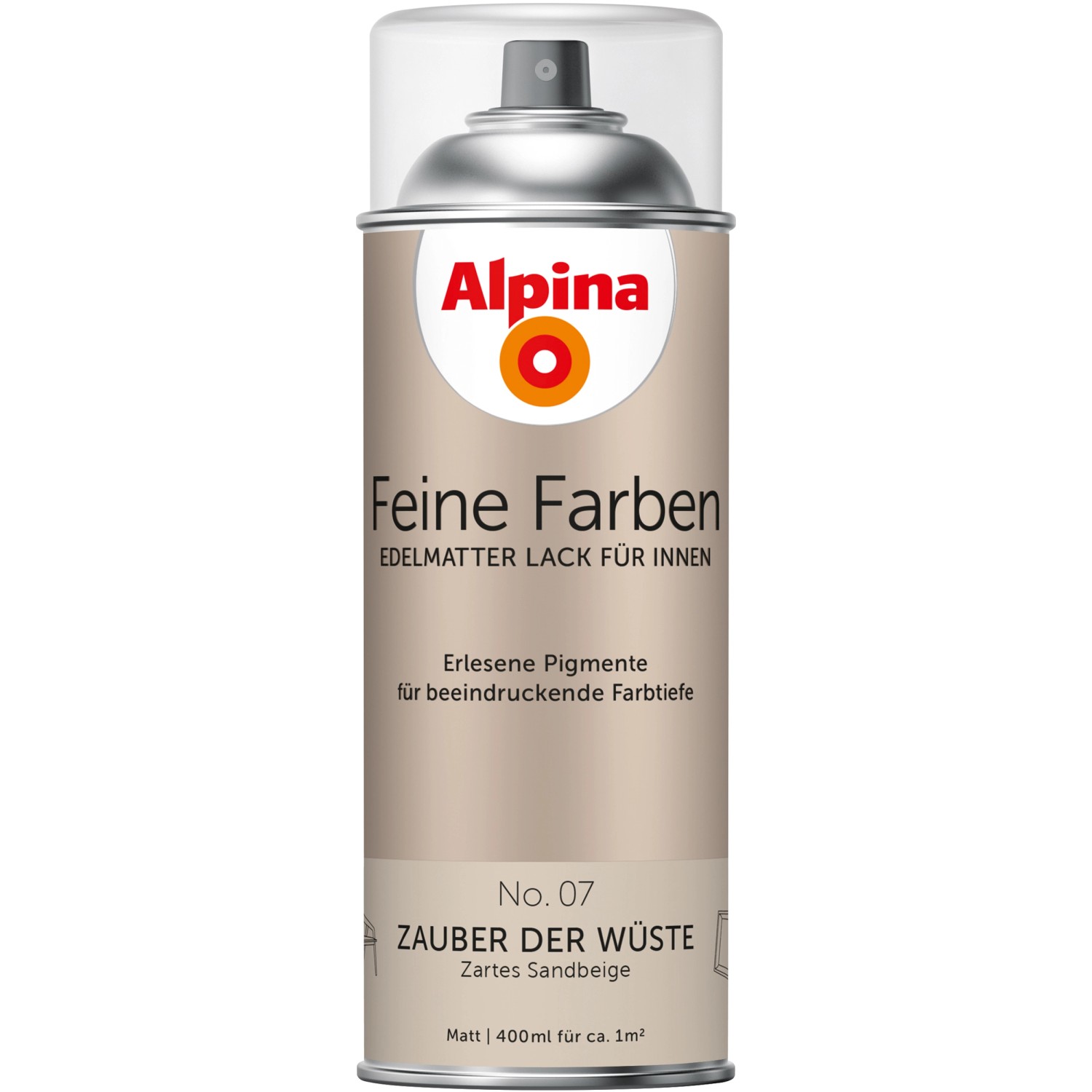 Alpina Feine Farben Sprühlack No. 07  Zauber der Wüste® edelmatt 400 ml von Alpina