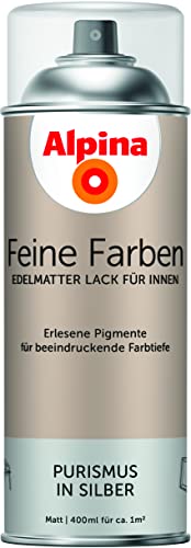 Alpina Feine Farben Sprühlack Purismus in Silber 400ml von Alpina