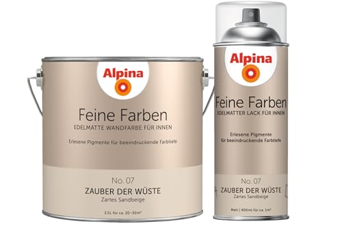 Alpina Feine Farben Wandfarbe & Sprühlack No. 07 Zauber der Wüste edelmatt von Alpina