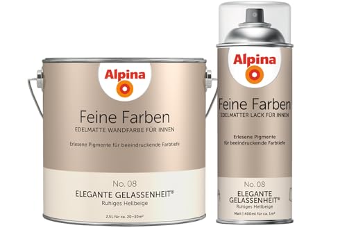 Alpina Feine Farben Wandfarbe & Sprühlack No. 08 Elegante Gelassenheit® edelmatt von Alpina