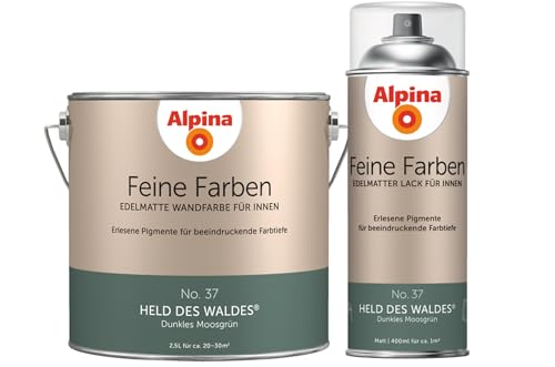 Alpina Feine Farben Wandfarbe & Sprühlack No. 37 Held des Waldes® edelmatt von Alpina
