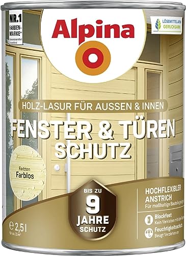 Alpina Fenster- & Türen-Schutzlasur (farblos) von Alpina