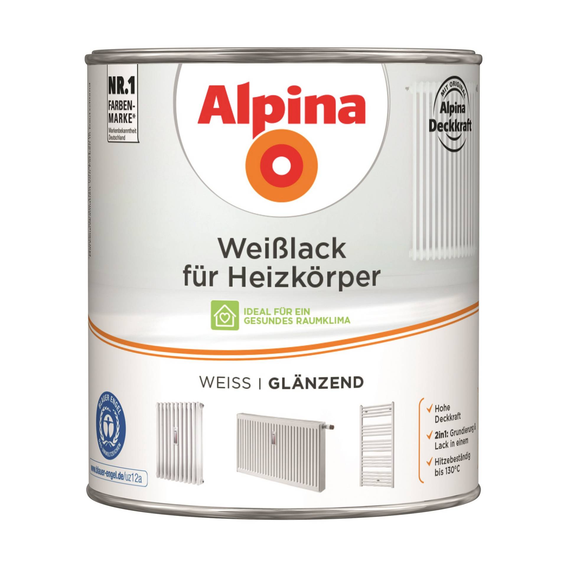Alpina Heizkörperlack weiß glänzend 2 l Alpina Heizkörperlack weiß glänzend 2 l von Alpina