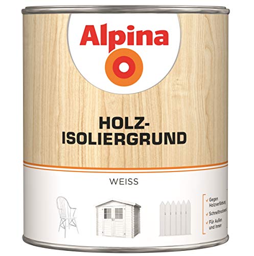 Alpina Holz-Isoliergrund 2 Liter weiß von Alpina