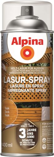 Alpina Holz-Öl Lasur-Spray Teak 400ml von Alpina