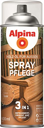 Alpina Holz-Öl Spray-Pflege Teak 400ml von Alpina