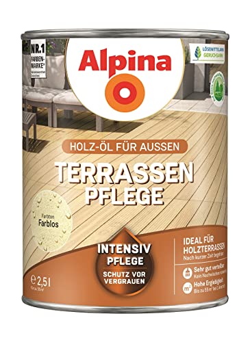 Alpina Terrassen-Pflege 2,5 Liter Farblos von Alpina