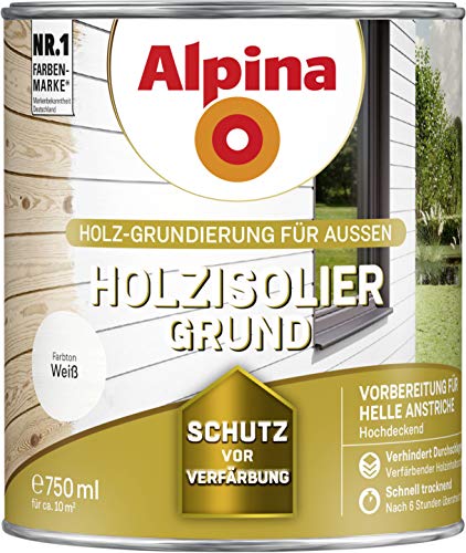 Alpina Holzisolier-Grund Weiß 750ml von Alpina