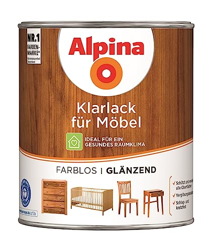 Alpina Klarlack für Möbel 750ml glänzend von Alpina