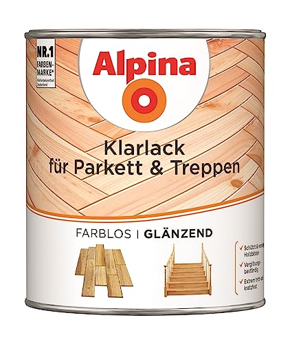 Alpina Klarlack für Parkett & Treppen 750ml glänzend von Alpina