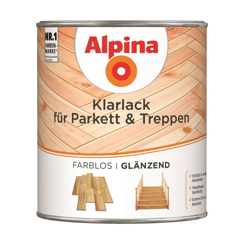 Alpina Klarlack transparent glänzend 750 ml von Alpina