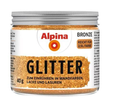 Alpina Kreativ Glitter Bronze 40g von Alpina