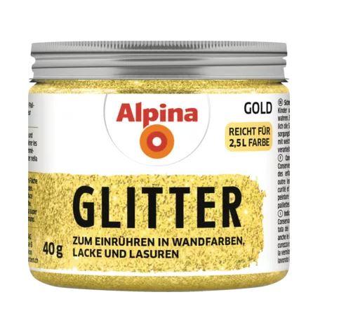 Alpina Kreativ Glitter Gold 40g von Alpina