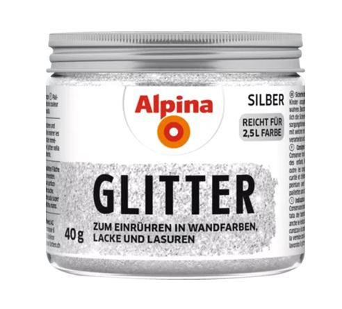 Alpina Kreativ Glitter Silber 40g von Alpina