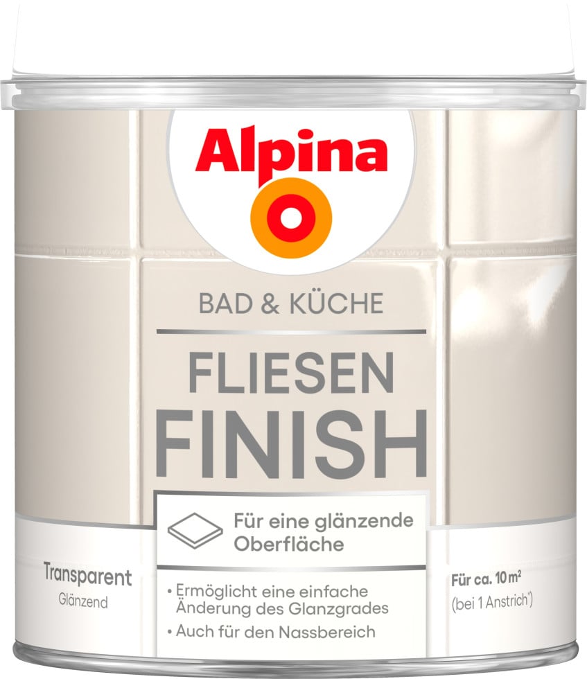 Alpina Küche & Badezimmer Fliesen-Finish 2K 750 ml von Alpina