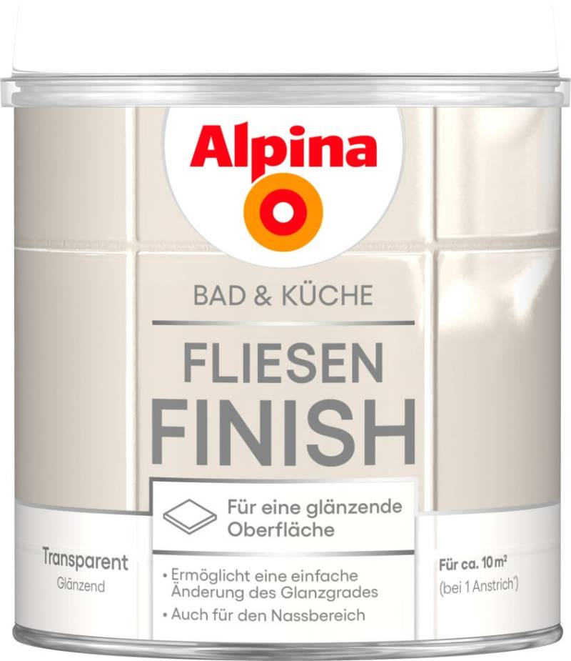Alpina Küche & Badezimmer Fliesen-Finish 2K 750 ml von Alpina