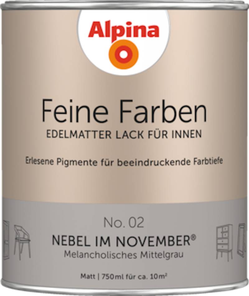Alpina Lacke Feine Farben Lack weiß von Alpina
